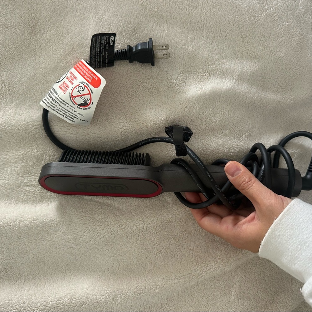 TYMO Black Hair Straightening Brush